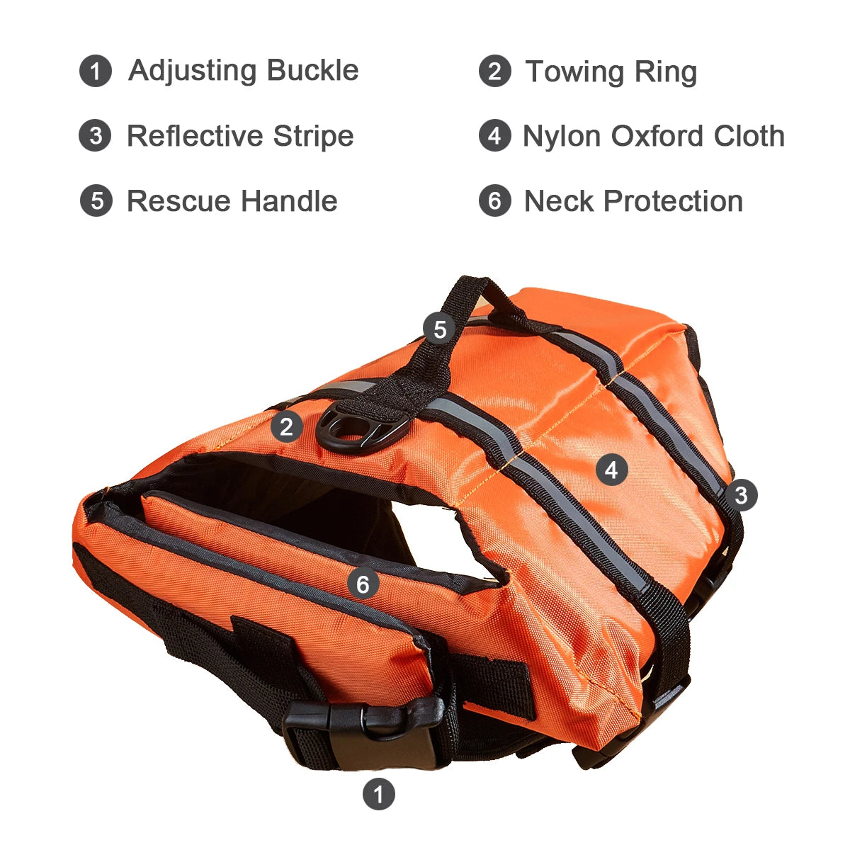 DoggyVest™ - Dog Life Jacket | Reflective & Adjustable Safety Vest